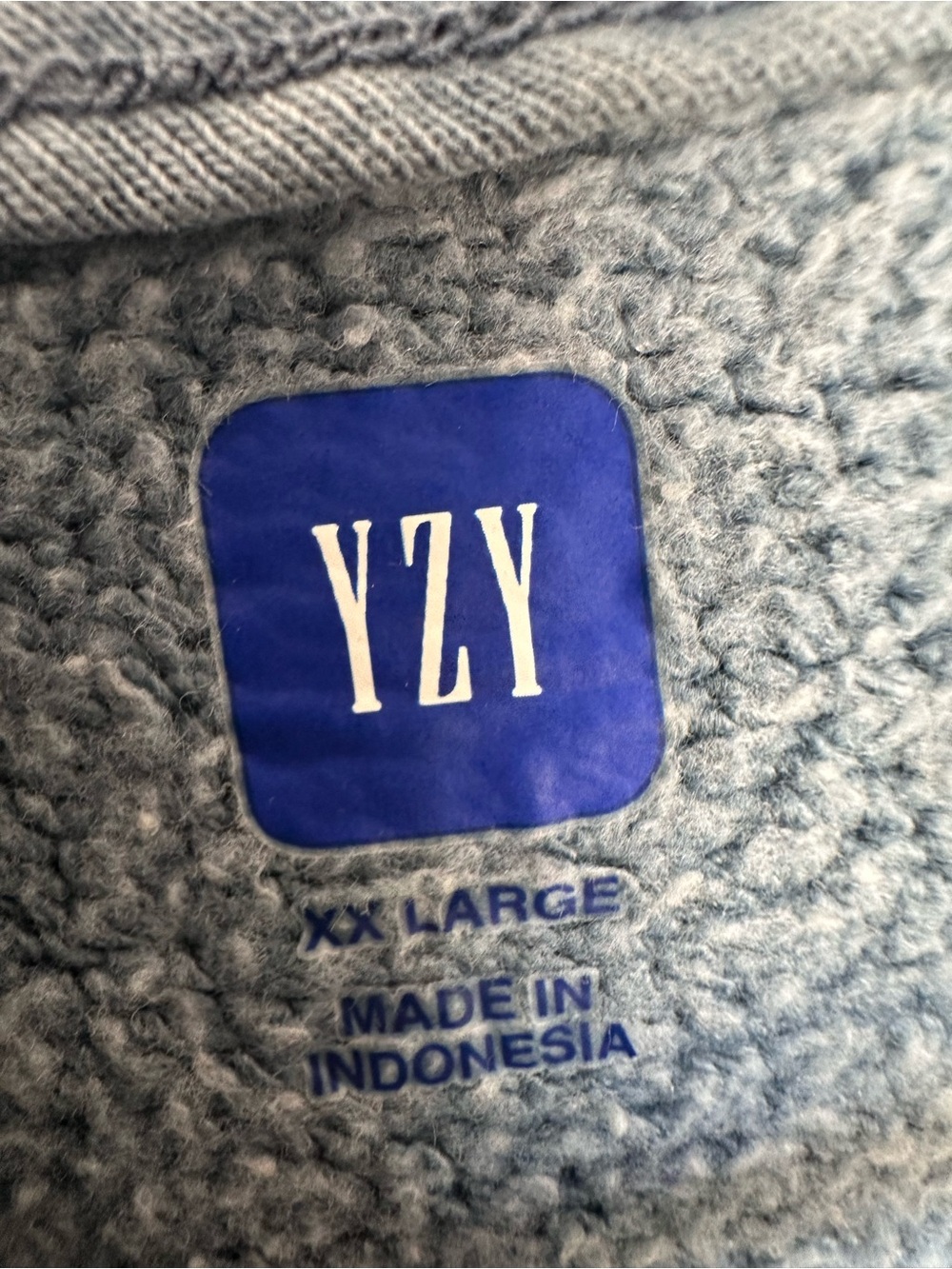 Yeezy Gap Yoke Tee Bluestine XXL 2XL Oversized Cotton Shirt‎ Kanye West - Picture 6 of 13